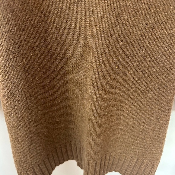 Vintage J McLaughlin cable knit long Cardigan Brown size S - Picture 8 of 10